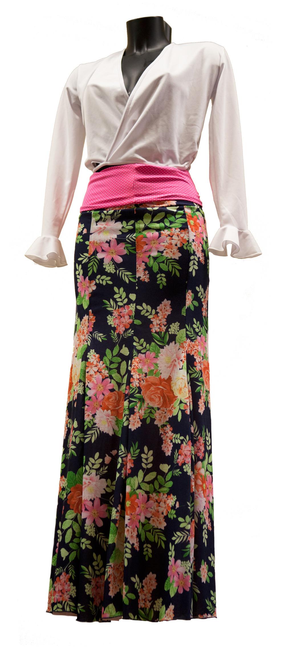 Flamenco Dance Skirt T Triana K flores (size S)
