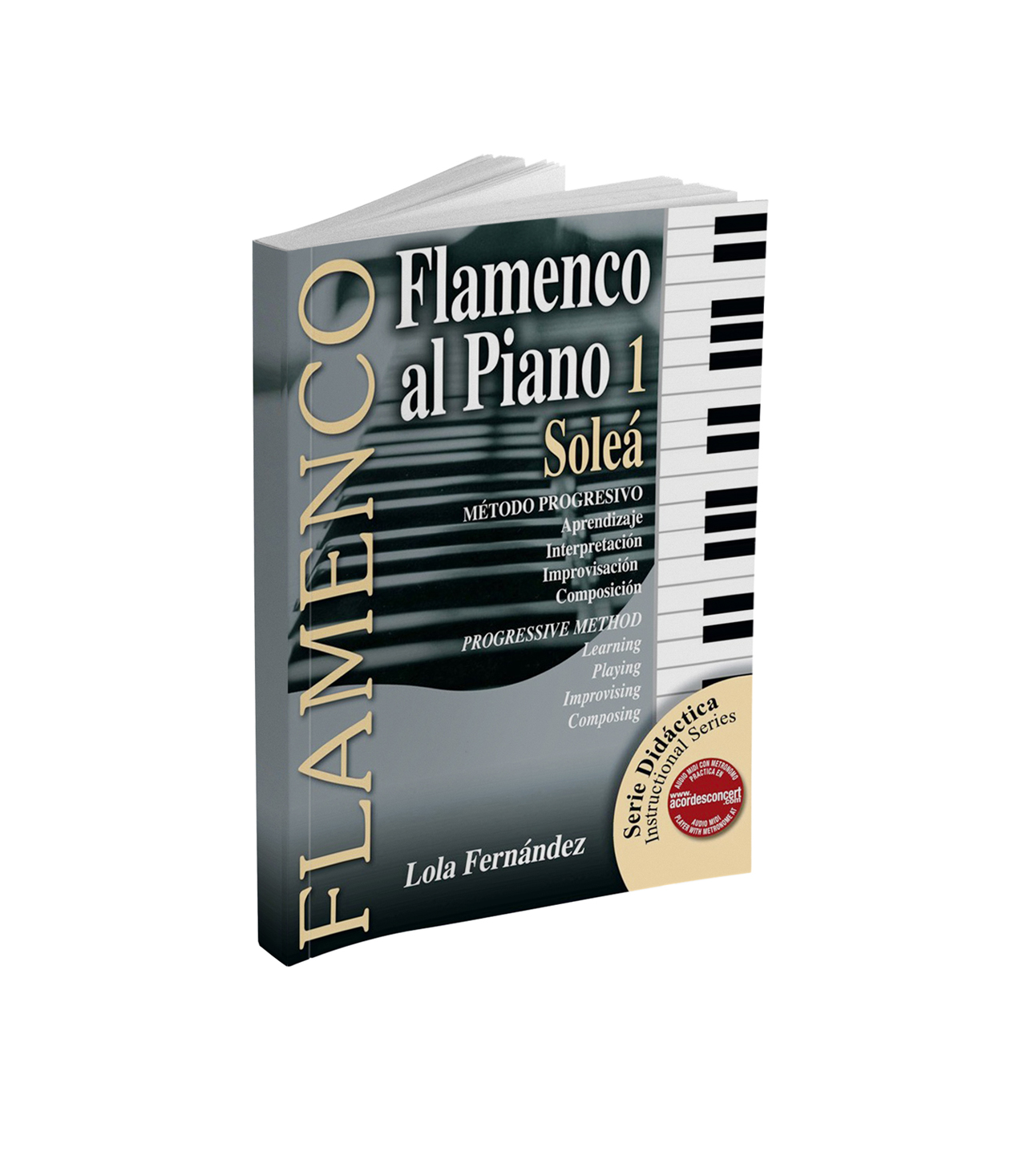 Flamenco piano sheet music book for soleá