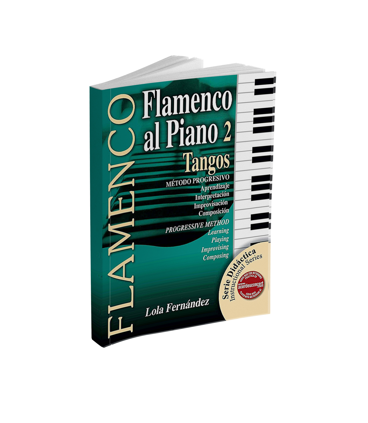 Flamenco piano sheet music book for tango