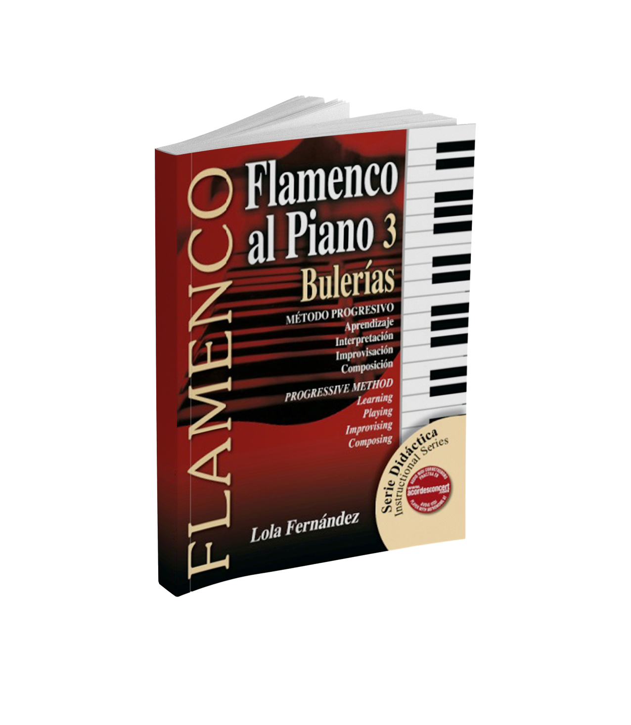 Flamenco piano sheet music book for bulería