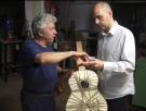 Juan Montes flamenco guitar 132M blanca