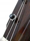 Geared flamenco guitar pegs ebony grip