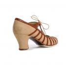 Flamenco Dance Shoe Primor Beige/Snake
