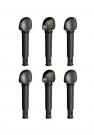 Geared flamenco guitar pegs in Hi-Tec composite