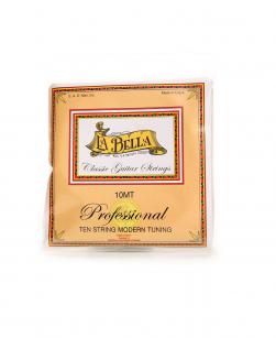 Set of 10 guitar strings La Bella 10MT