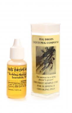 Flamenco guitar peg drops
