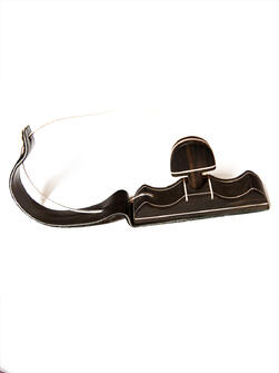 Flamenco guitar capo ebony wood