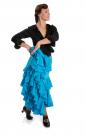 Flamenco Dance Skirt Triana FL Blue size S