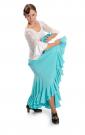 Flamenco dance skirt Triana W light blue (size S)