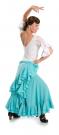 Flamenco dance skirt Triana W light blue (size S)