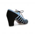 Flamenco dance Shoe Primor Suède Black/Blue