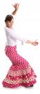 Flamenco Dance Skirt Doña Ana Pink 