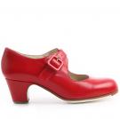Flamenco shoe Tablas Red
