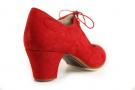 Flamenco dance Shoe Angelito Red suède Ba