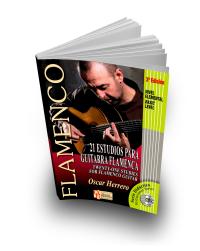 21 studies for flamenco guitar, beginner level (Book + CD)