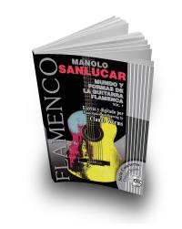 Score book 1 + CD Manolo Sanlucar flamenco guitar music